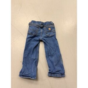 Carhartt Carpenter Blue Denim Jeans Toddler 3T